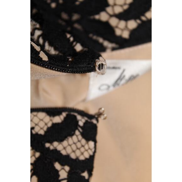 Milly of New York Black Lace Strapless Dress Size 6 Taylor Swift Inspired Style - Picture 6 of 6